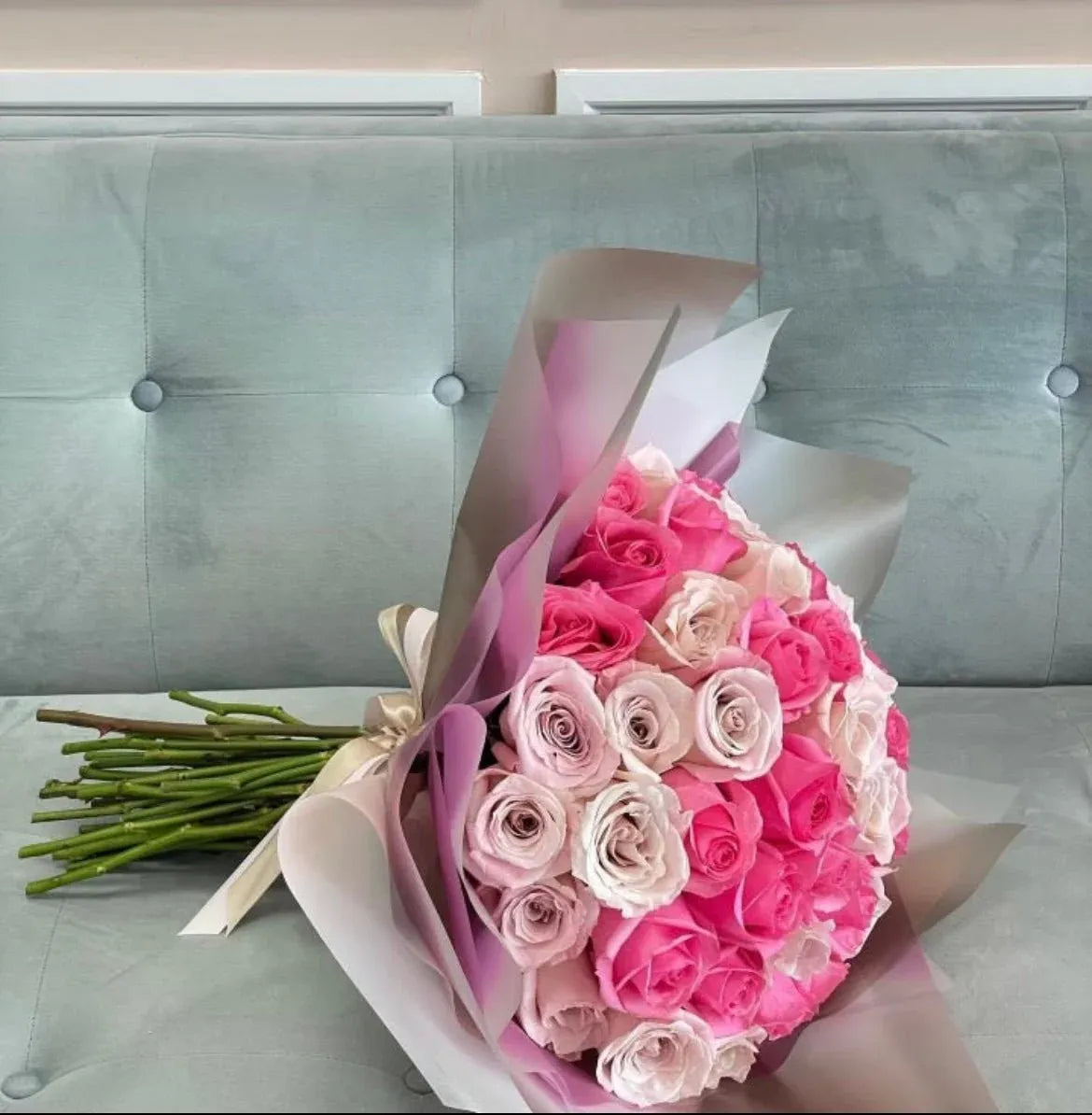 Wrapped Rose Bouquet