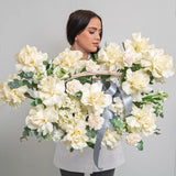 Ivory Blossom Basket