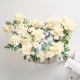 Ivory Blossom Basket