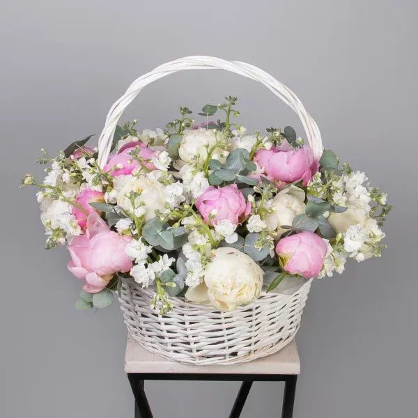 Peony Delight Basket