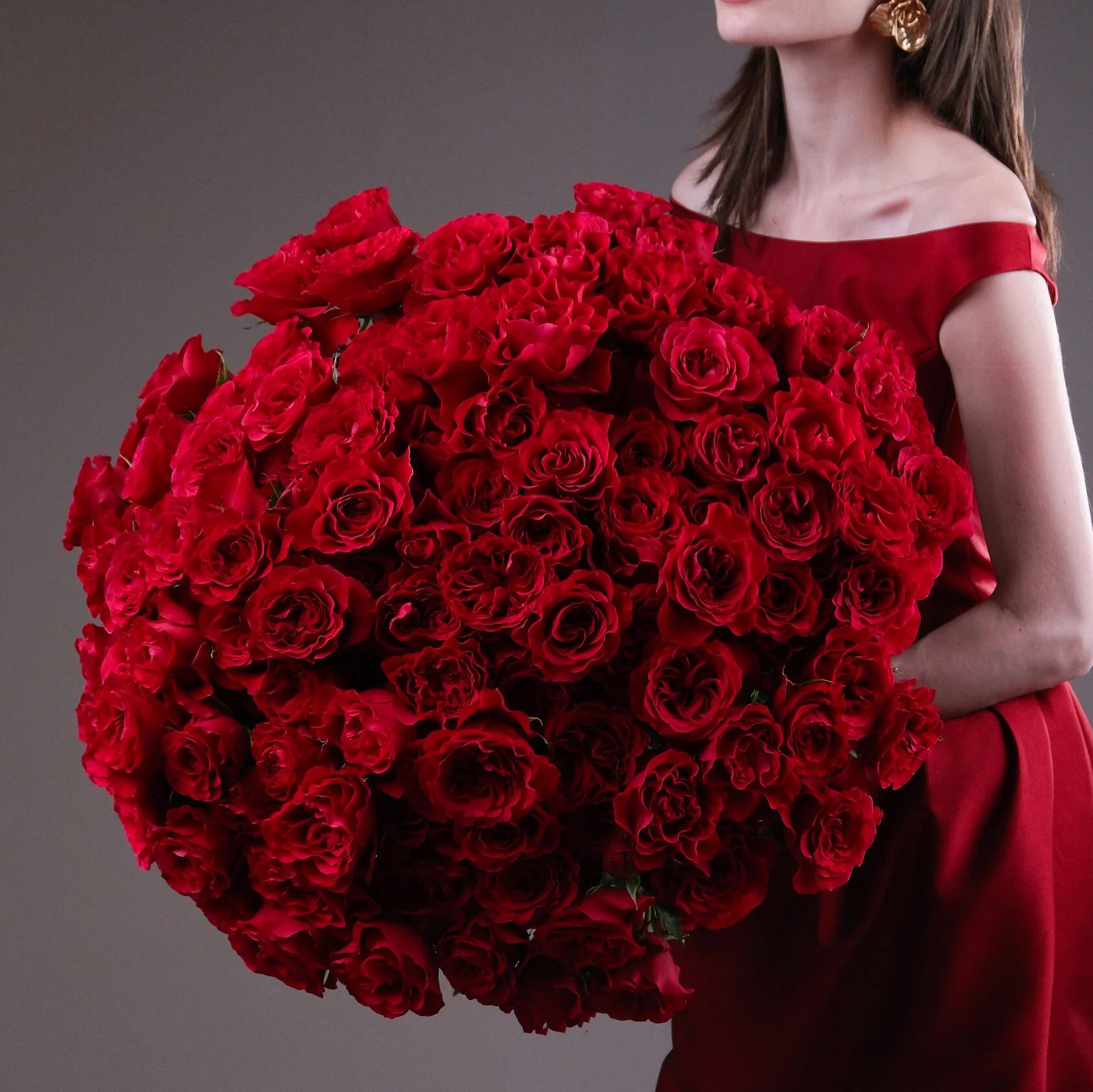 Velvet Bloom Rose Bouquet