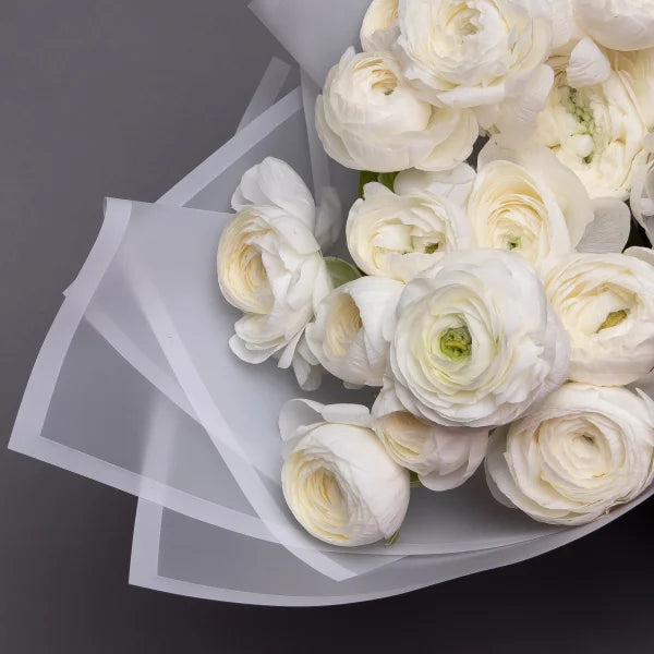 Ranunculuses bouquet "White Musk"
