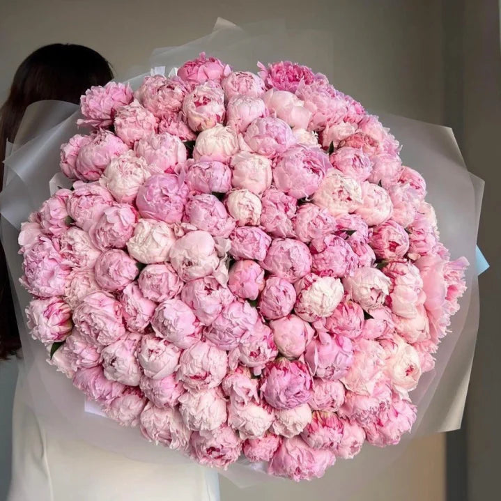 Peony Royale - Luxury 100 Peony Bouquet